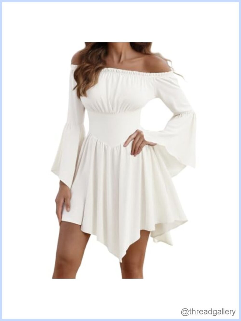 Women Off Shoulder Renaissance Corset Dress Fairy Mini Party